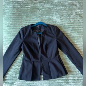 Apt. 9 Petite Torie Jacket Peplum Style Work Blazer Black